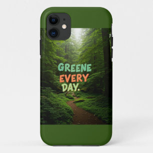 Greener Every Day" Eco-Friendly Phone Cover
