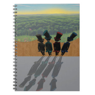 Greener pastures Spiral Photo Notebook