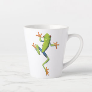 Greenery Amphibian Tree-Frog  Latte Mug