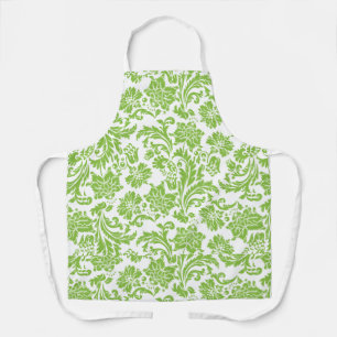 Greenery and floral All-Over Print Apron, Large Apron