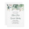 Greenery and Gold Elegant Botanical Save the Date
