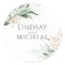 Greenery and Gold Eucalyptus Wedding