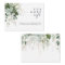 Greenery and Gold Leaf Wedding Website