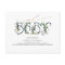 Greenery and Gold Typography Modern Baby Shower
