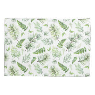 Greenery and Organic Pattern Pillowcase