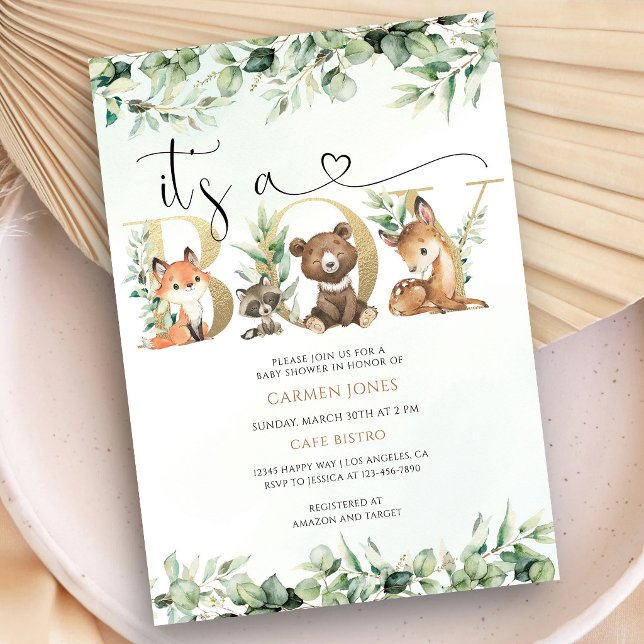 Greenery Baby Shower Invitation (Creator Uploaded)