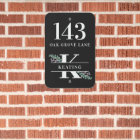 Greenery & Berries House Number Monogram