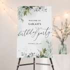 Greenery Birthday Party Welcome Foam Board