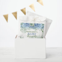Greenery Blue hydrangea Its a Boy Baby Shower