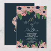 Greenery Blush Pink Rose Floral Botany Wedding