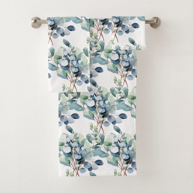 Greenery Botanical Nature Towel Set (Insitu)