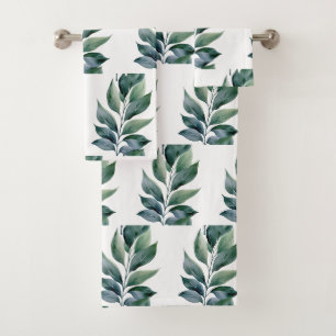 Greenery Botanical Nature Towel Set
