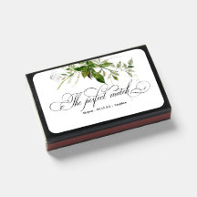 Greenery Botanicals Watercolor Calligraphy Wedding