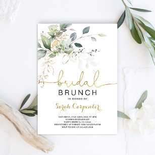 Greenery Bridal Shower Brunch invitation
