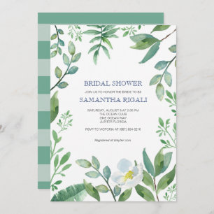 Greenery Bridal Shower Invitation
