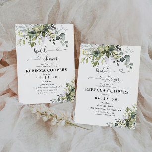 Greenery Bridal Shower Invitation