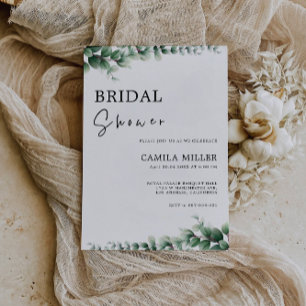 Greenery Bridal Shower Invitation