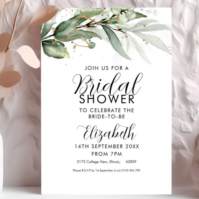 Greenery Bridal Shower  Invitation (Creator Uploaded)