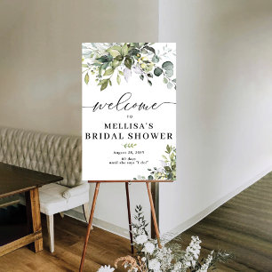 Greenery Bridal Shower Poster