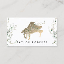 greenery design pianist
