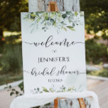 Greenery eucalyptus bridal shower welcome sign<br><div class="desc">Greenery eucalyptus bridal shower Welcome sign. 
Matching items available.</div>