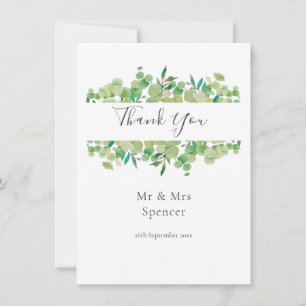 Greenery Eucalyptus Garland Thank You Wedding