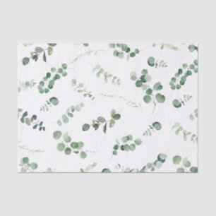 Greenery Eucalyptus Green Leaves Decoupage Craft  Tissue Paper