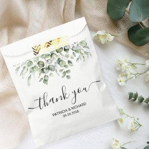 Greenery Eucalyptus Wedding Favour Bag