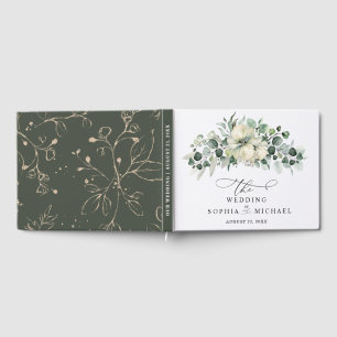 Greenery Eucalyptus Wedding Guest Book