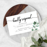 Greenery Eucalyptus Wedding RSVP  Enclosure Card<br><div class="desc">Greenery Eucalyptus Wedding RSVP Enclosure Card</div>