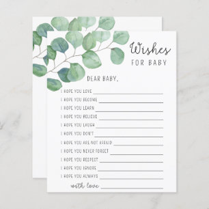 Greenery Eucalyptus - Wishes for baby