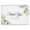 Greenery Foliage Leaves Thank You Cards