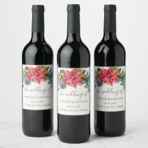 Greenery Foliage Poinsettia Wedding