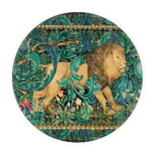 GREENERY,FOREST ANIMALS  LION Floral  Cutting Boar Board
