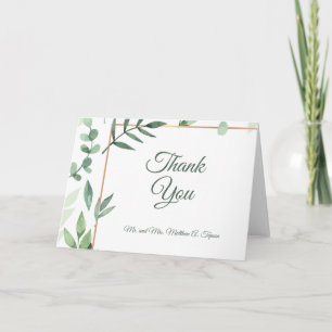 Greenery Garden Thank You Notes