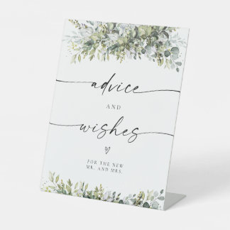 Greenery Herbal Advice and Wish Sign