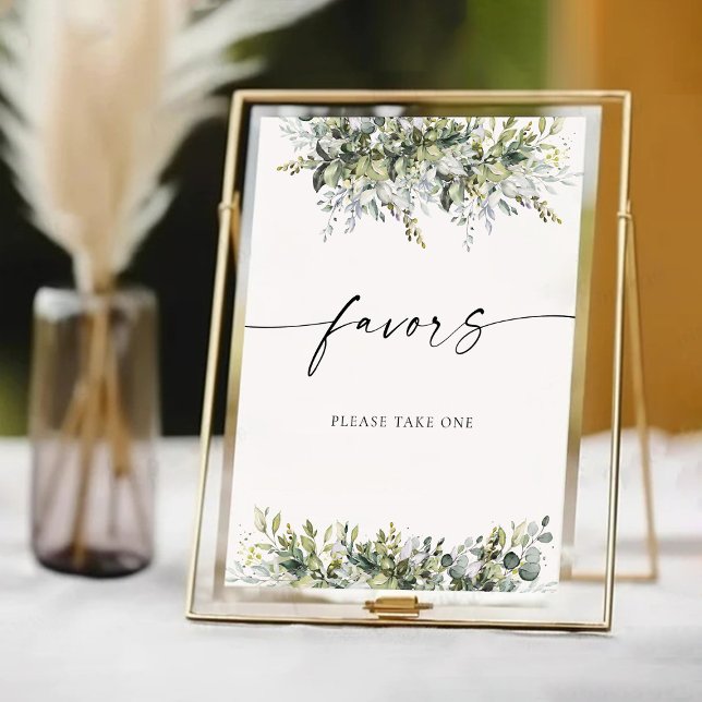 Greenery Herbal Favours Sign (Creator Uploaded)