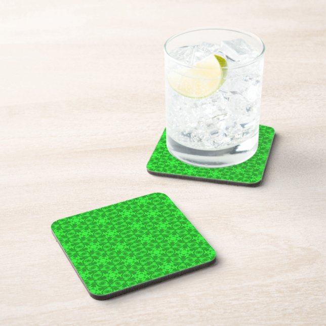 Greenery Kaleidoscope Coaster (Right Side)