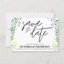 Greenery Lavender Rustic Wedding