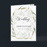 Greenery Leaves Calligraphy Wedding Folded Program<br><div class="desc">Modern and elegant design printed Greenery Leaves Calligraphy Script Wedding Folded Program that can be customised with your text. Please click the "Customise it" button and use our design tool to modify this template. Check out the Graphic Art Design store for other products that match this design!</div>