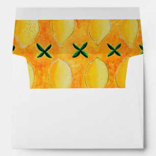 Greenery Lemons Envelope