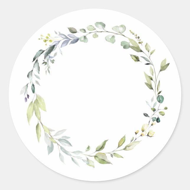 Greenery Mimosa Bar Juice Tags for Handwriting (Front)