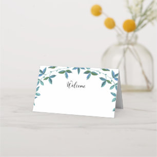 Greenery Place Cards for Wedding Tables