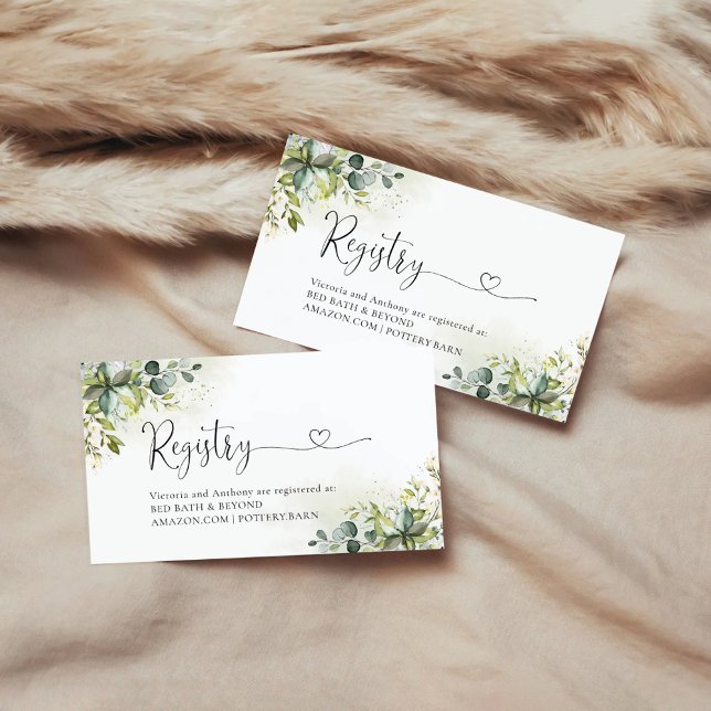 Greenery Registry Enclosure Card (Creator Uploaded)