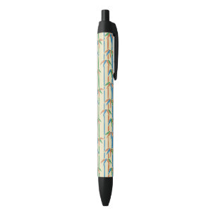 Greenery Rustic Bamboo Forest  Black Ink Pen