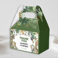 Greenery Safari Jungle Wild Animals Balloons Party