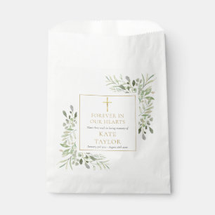 Greenery Seed Packet Christian Funeral Memorial Favour Bag