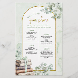 Greenery Storybook What's In Your Phone Game