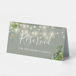 Greenery String Lights Sage Green Wedding Reserved
