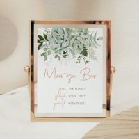 Greenery Succulents Baby Shower Mum Osa Bar
